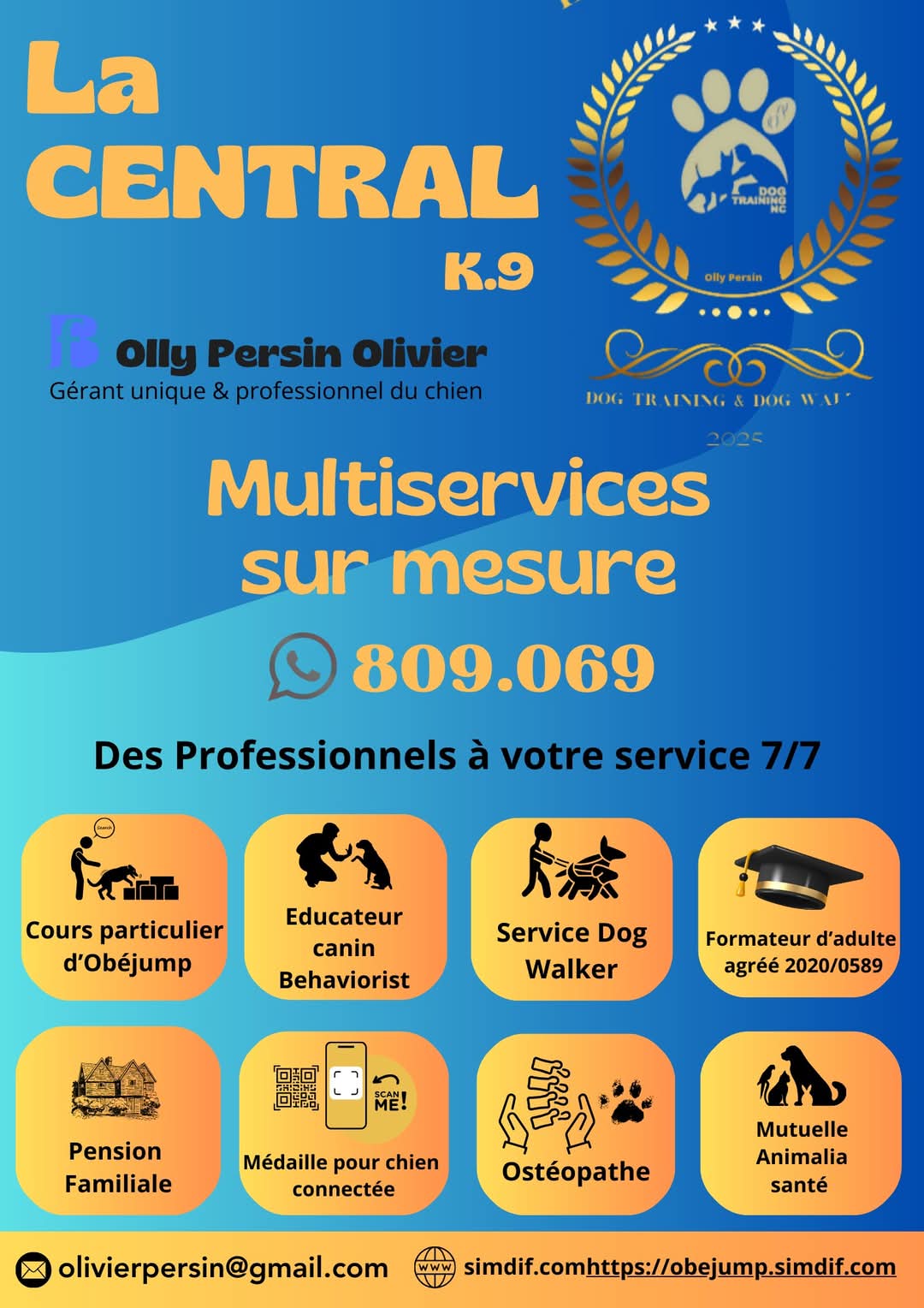 La Central K.9 - Multiservices canins en Nouvelle-Calédonie